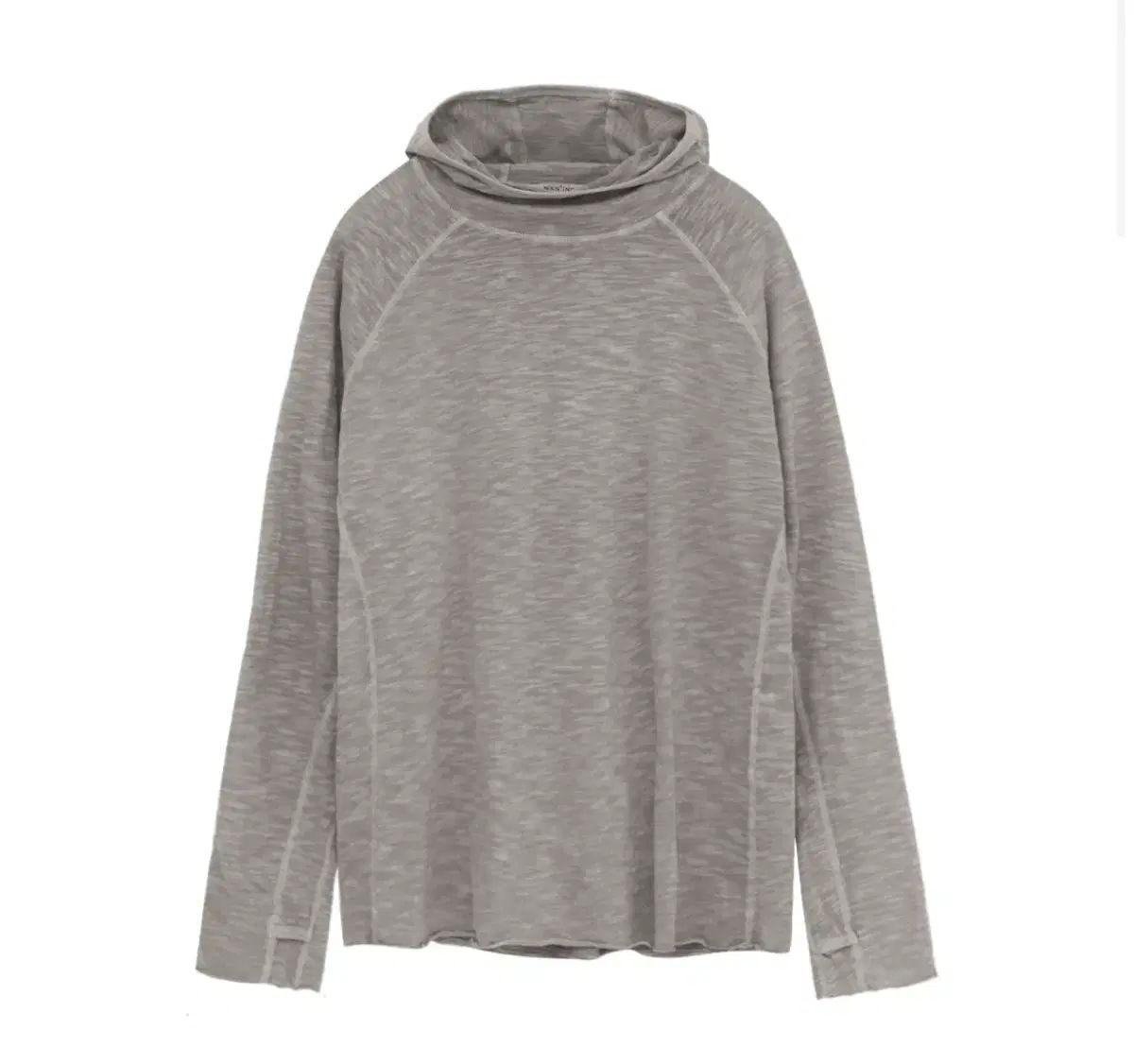 3 POLYTERU HUMAN MADE INDEX タートルネック フーディー グレー