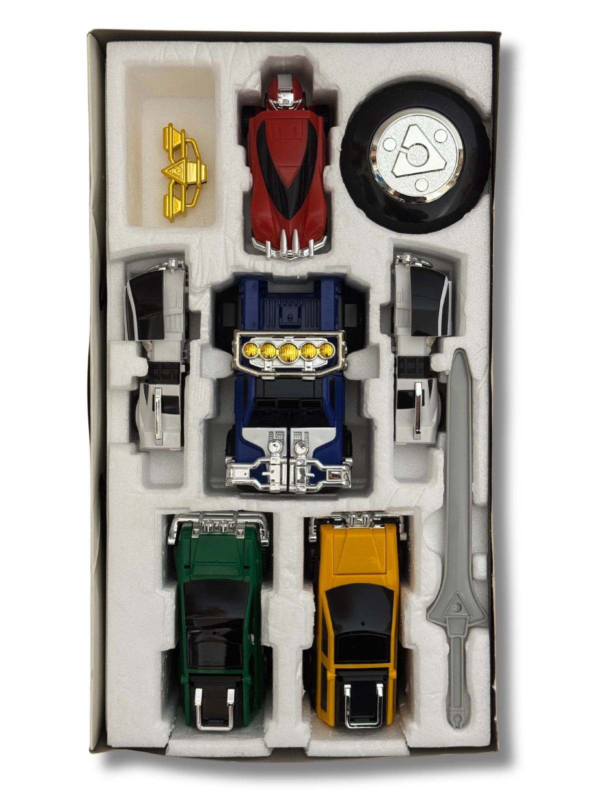 未使用・シール未使用 激走戦隊カーレンジャー 激走合体DX RVロボ 当時