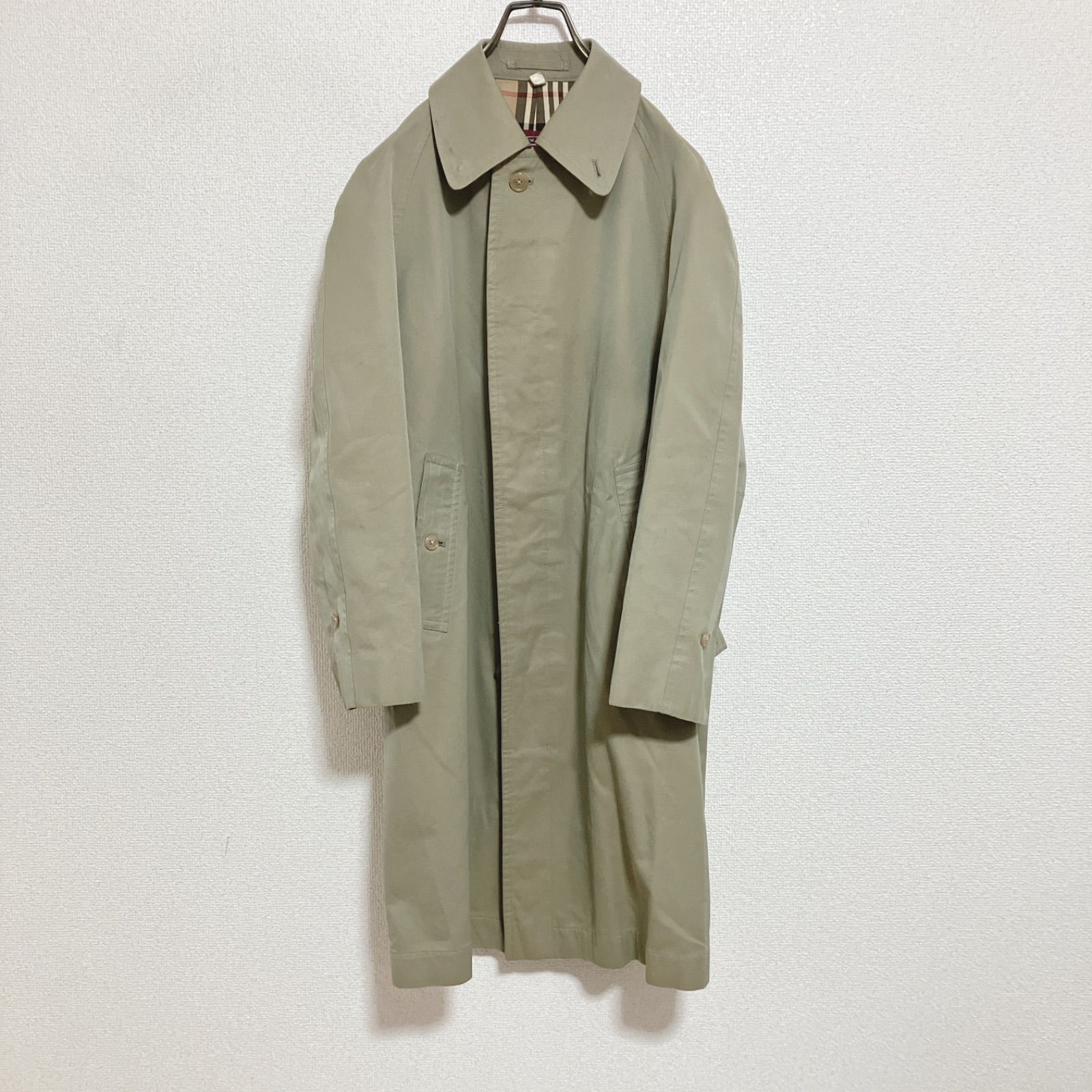 イタリア製 J PRESS ジェイプレス ステンカラーコート チェック 玉虫色 M