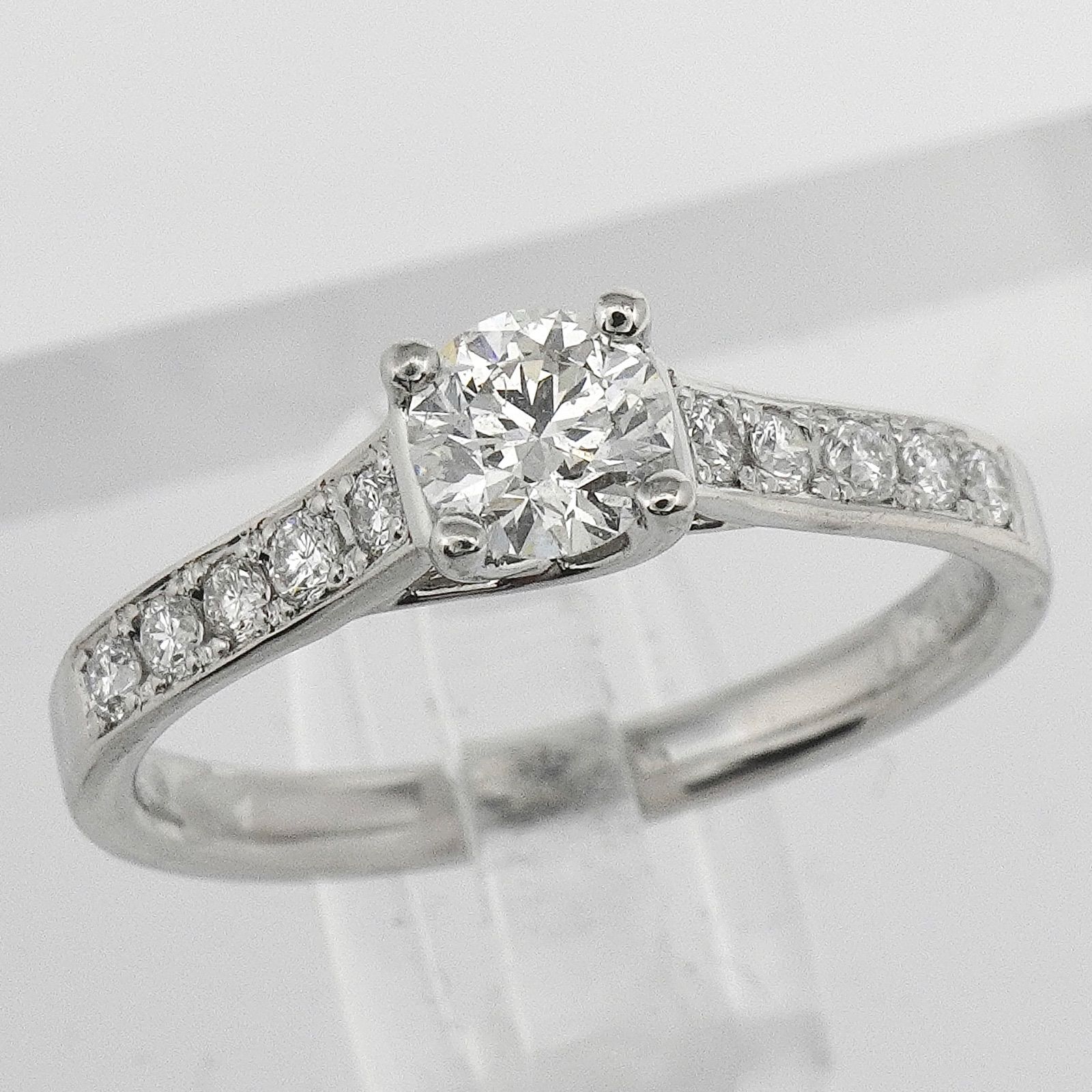 ダイヤ リング ダイヤモンド 0.50ct 指輪 一粒 プラチナ 10号 - メルカリ