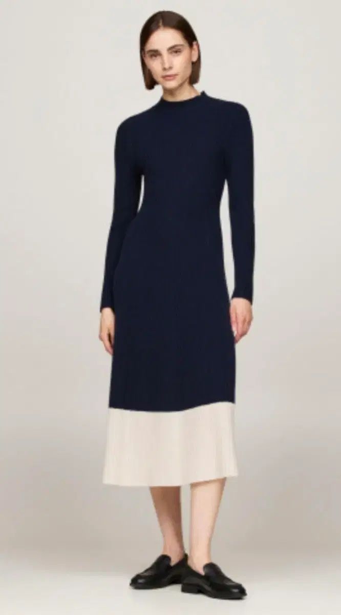 トミーヒルフィガー スリム ミディ アウター ドレス XS