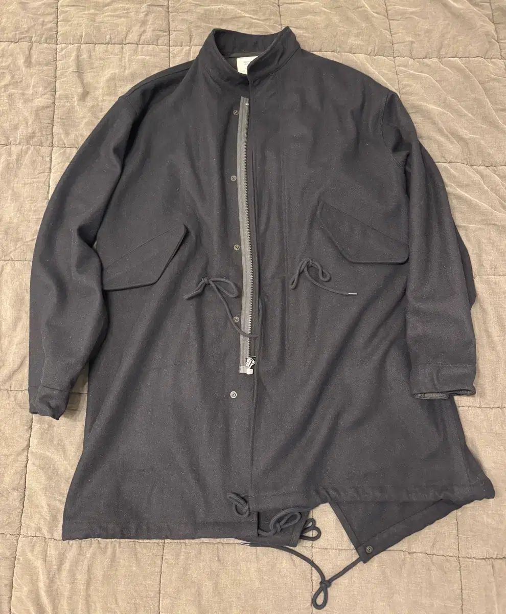 WAIPER M-65 フィッシュテールパーカー メルトンウールコート ネイビー