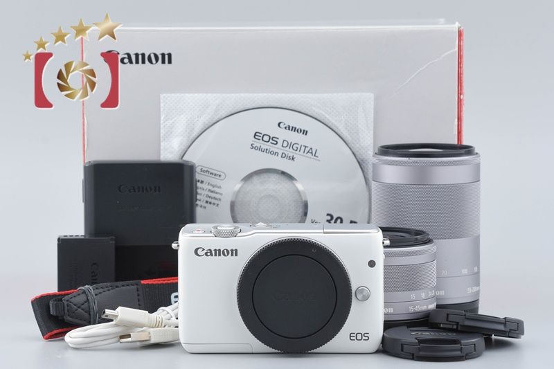 Canon キヤノン 【中古】Canon キヤノン EOS M10 ダブルズームレンズ