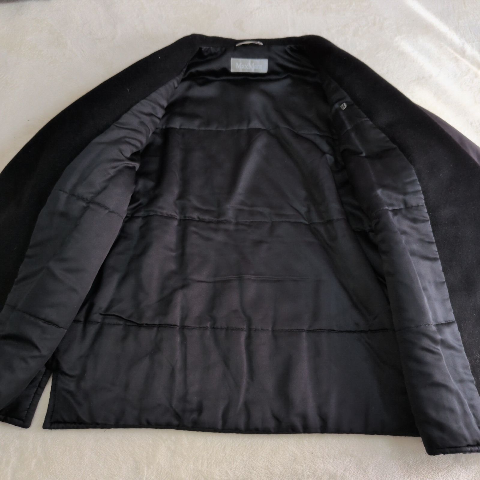 希少✨マックスマーラ MaxMara 銀タグ 女優襟ショートコート スタンド