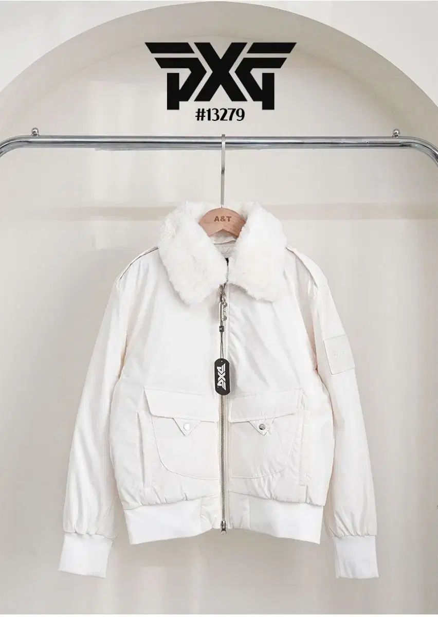 PXG レディース ファー シープスキン ブルゾン ジャケット