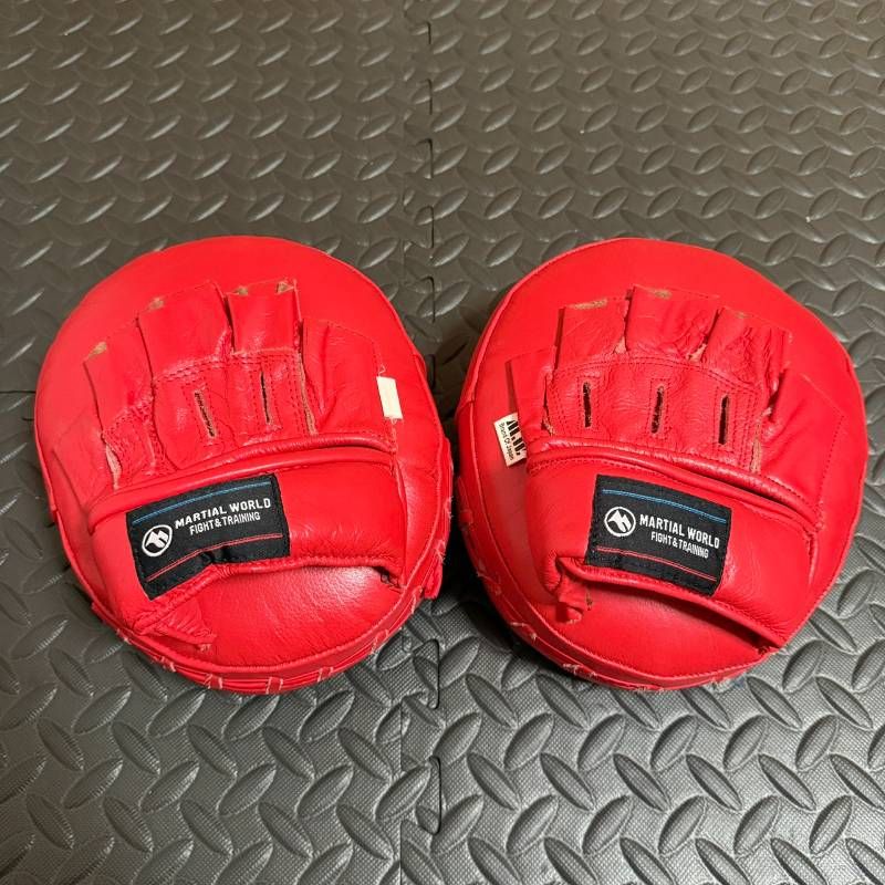 MARTIAL WORLD マーシャルワールド マルチパンチングミット パンチングミットV ボクシング キック MMA 総合 格闘技 トレーニング エクササイズ ダイエット