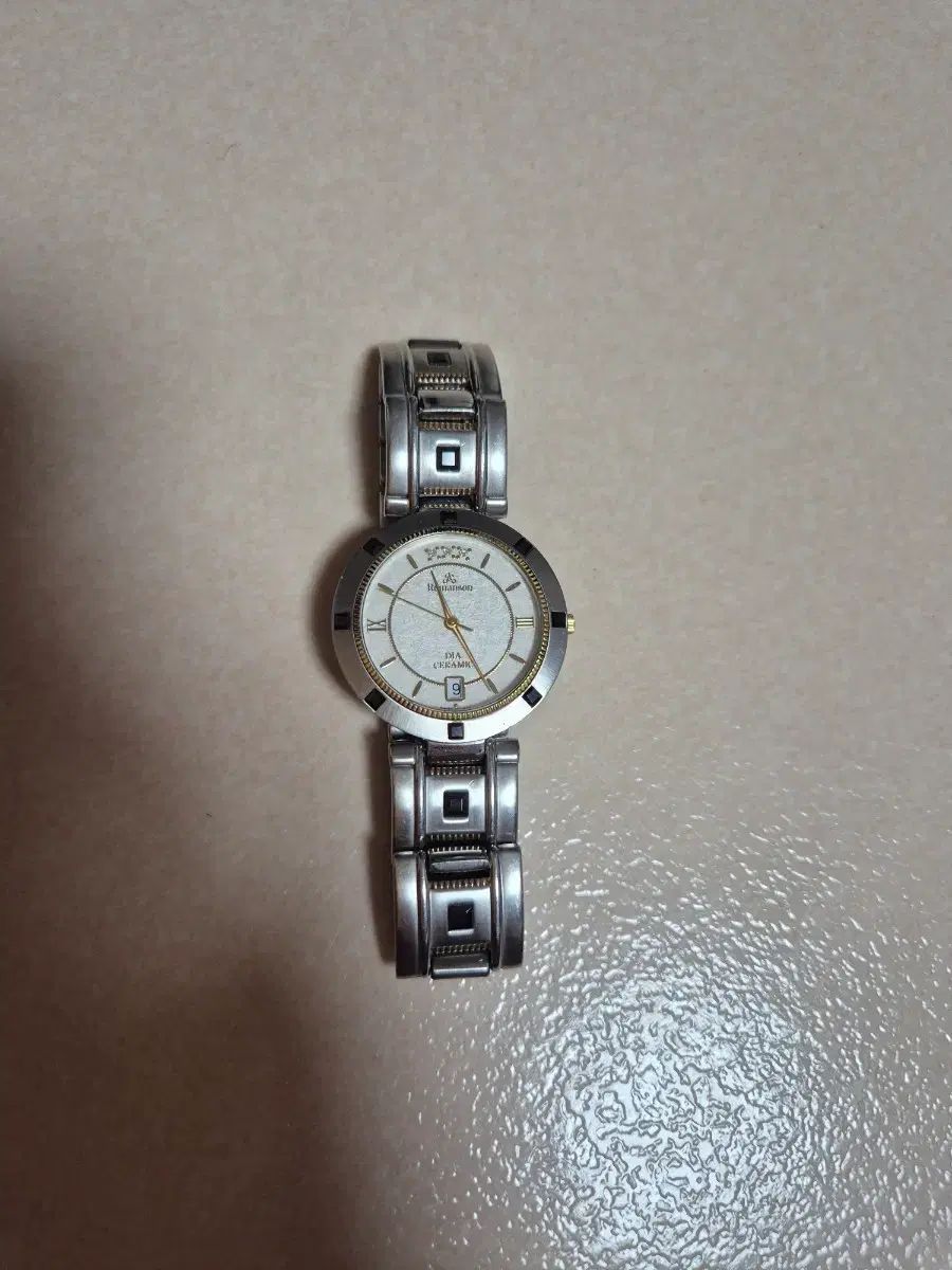 ROMANSON dia セラミック メタル時計