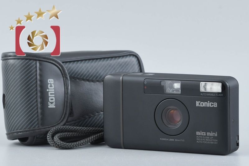 Konica MB-201、MB-301 コンパクトフィルムカメラ【ジャンク品】 Konica コニカ 【中古】Konica コニカ BiG mini BM-301 ブラック