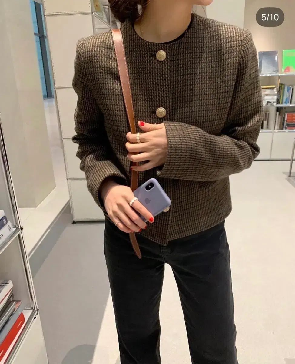 メイビーベイビー Dearest チェック ジャケット