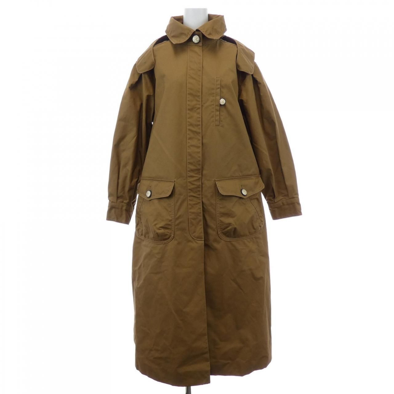 シャネル CHANEL コーテッド コットン キャンバス コート