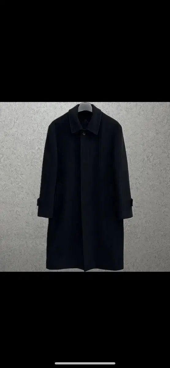 ピエール カルダン ブラック ウール コート