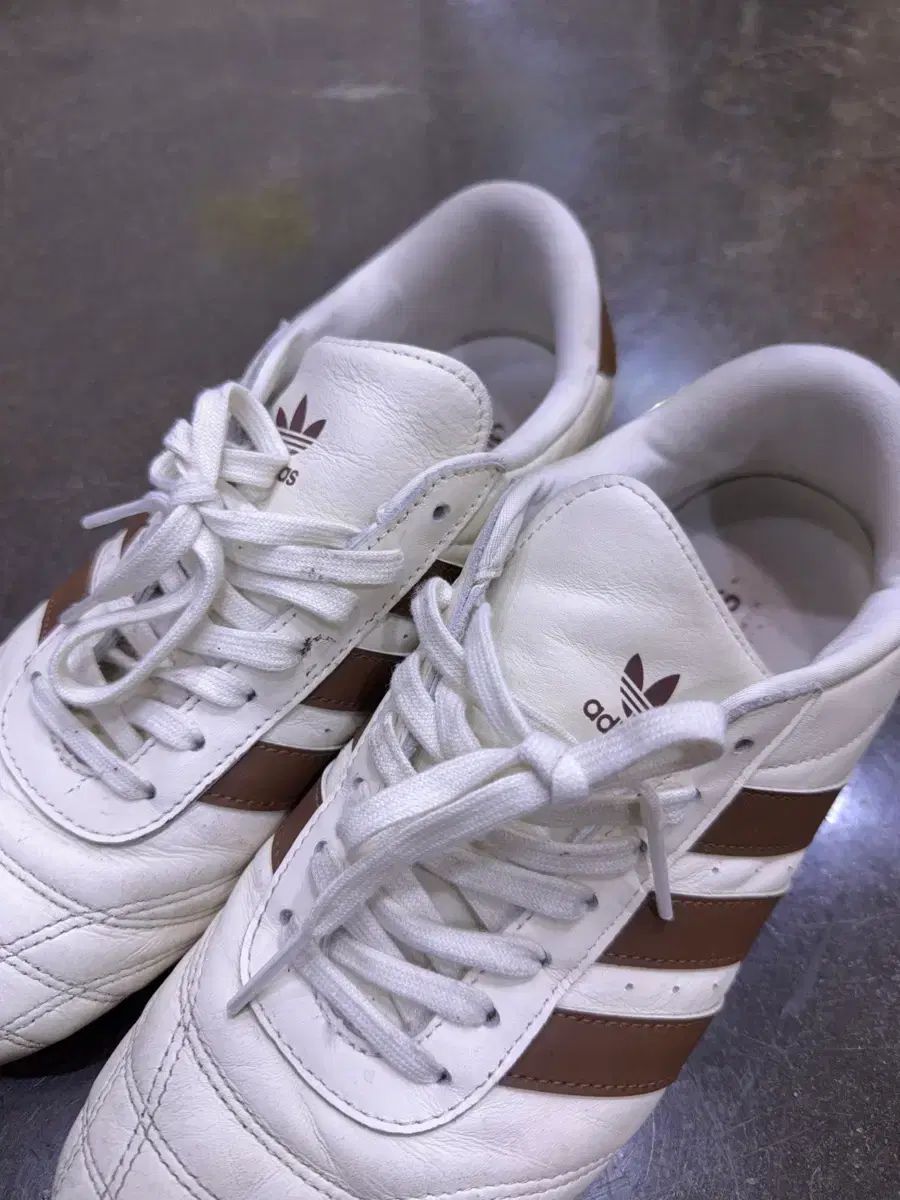  アディダス テコンドー レイ オフホワイト ブラウン スニーカー 270 スニーカー 靴