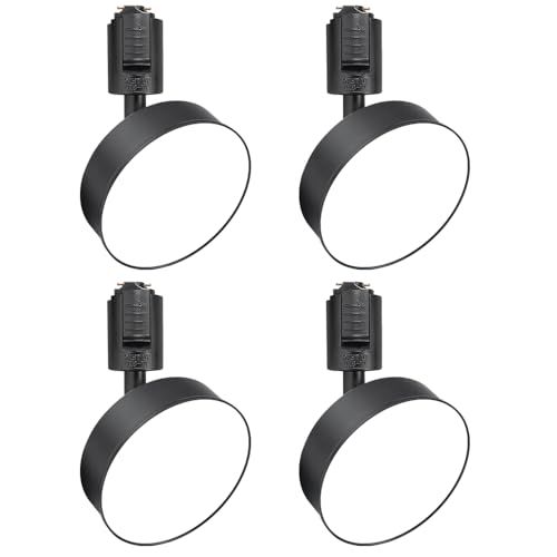 SPAHER ダクトレール用スポットライト 照明 LED 120 W相当 取付け簡単 角度調節 電球付き 照明器具 植物育成ライト 明るい おしゃれ 天井 玄関 インテリア 12 W ブラック 昼光色 セット 04 e 5 d 796