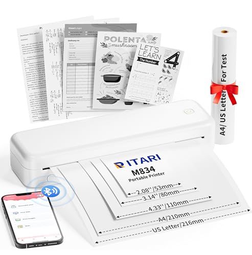 モバイルプリンター a 4 コンパクトで持ち運びに便利なポータブルプリンターです 幅広い用途に対応し 216 mm 210 110 80 53 mmのワイドなサイズに印刷できます Bluetooth接続により ビジネス 旅行 学 dc 1 e 5 d 27