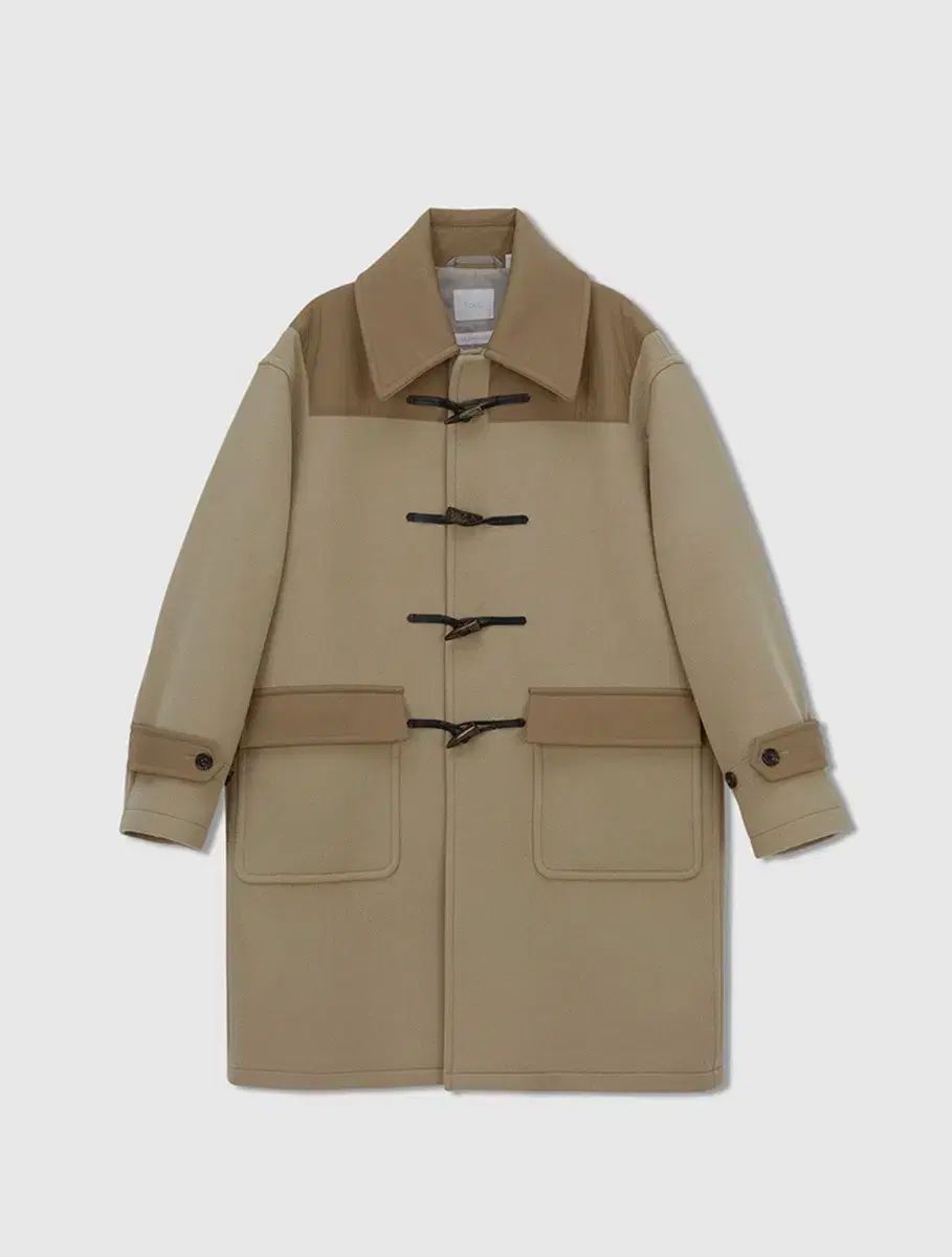 80万円 ノイス ウールカシミア ダッフルコート トグルボタンコート