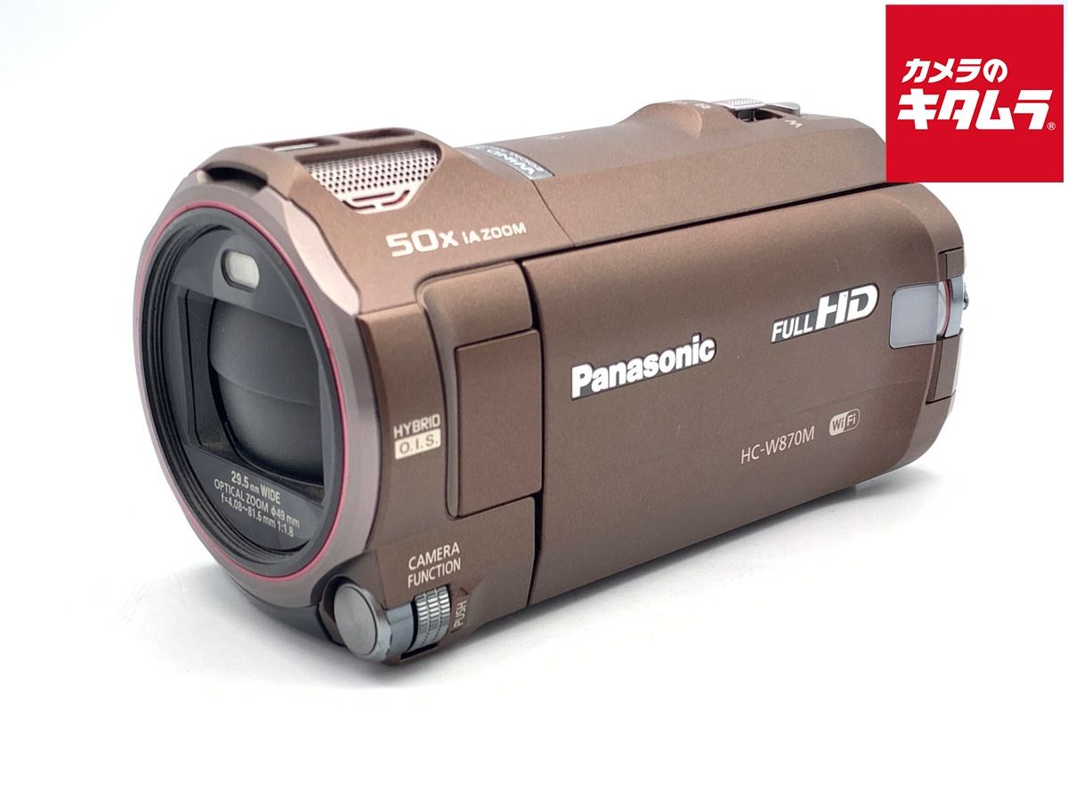 並品 パナソニック デジタルハイビジョンビデオカメラ HC W 870 M T ブラウン