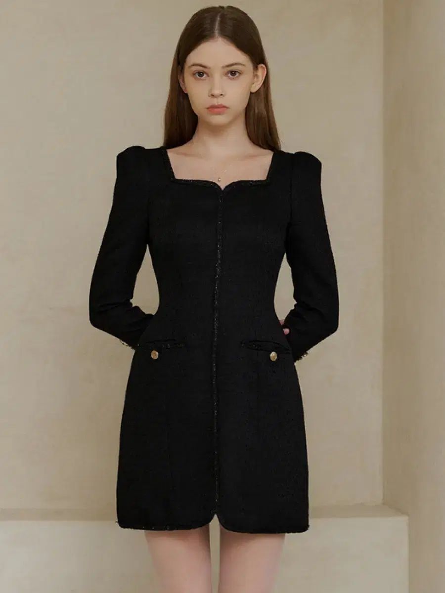 フローム Prom Tweed Dress xs