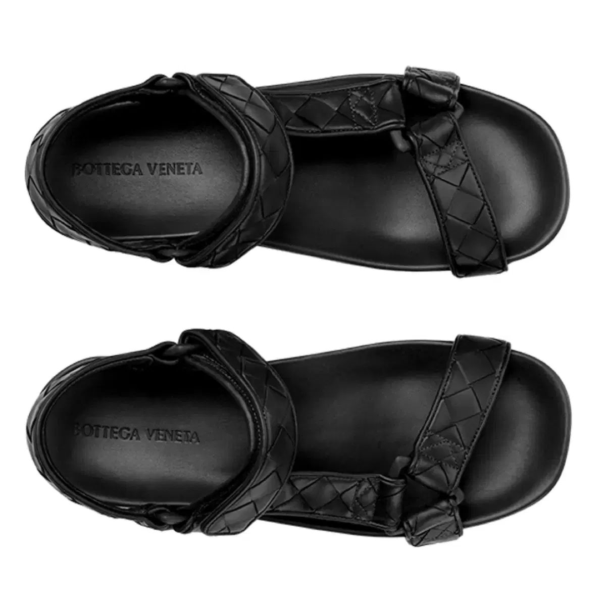  Bottega Veneta ボッテガ ヴェネタ トリップ サンダル ブラック サンダル サンダル