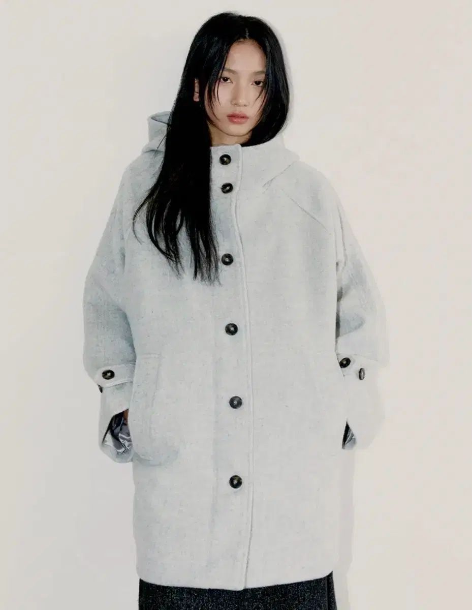 オフィッシュ ハーフ コート グレー oafish wolf half coat grey