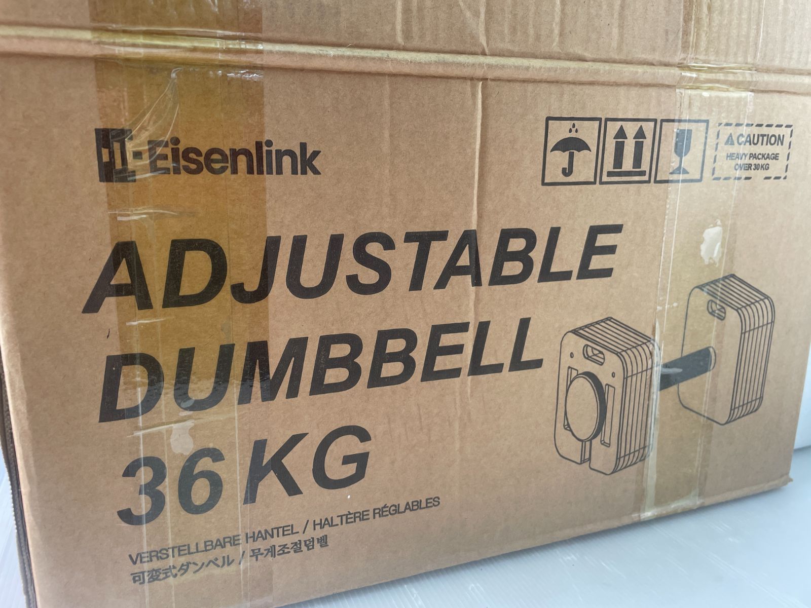eisenlink 可変式ダンベル 36キロ 一つ 12 c 150