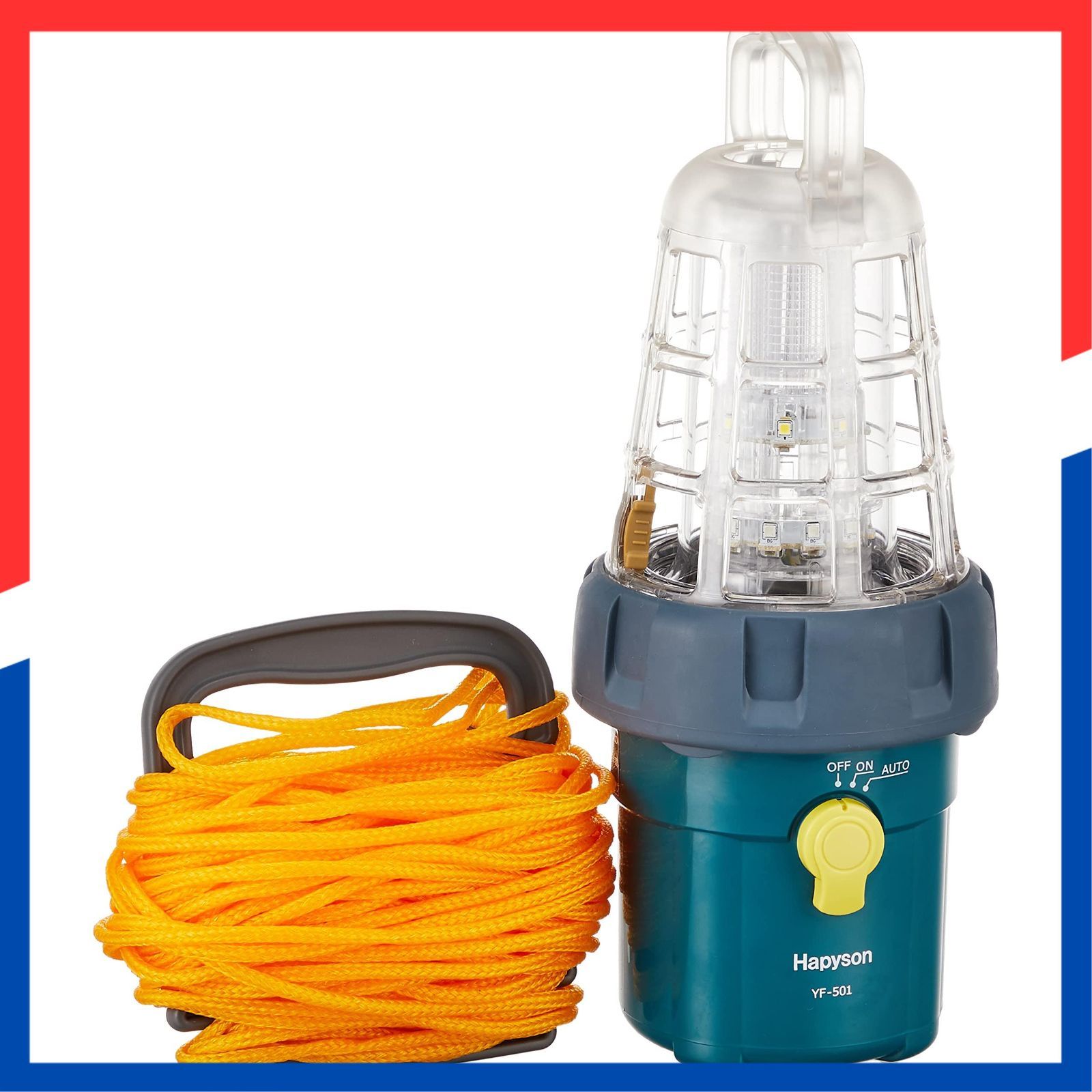 YF-501 乾電池式高輝度LED水中集魚灯 ハピソン Hapyson