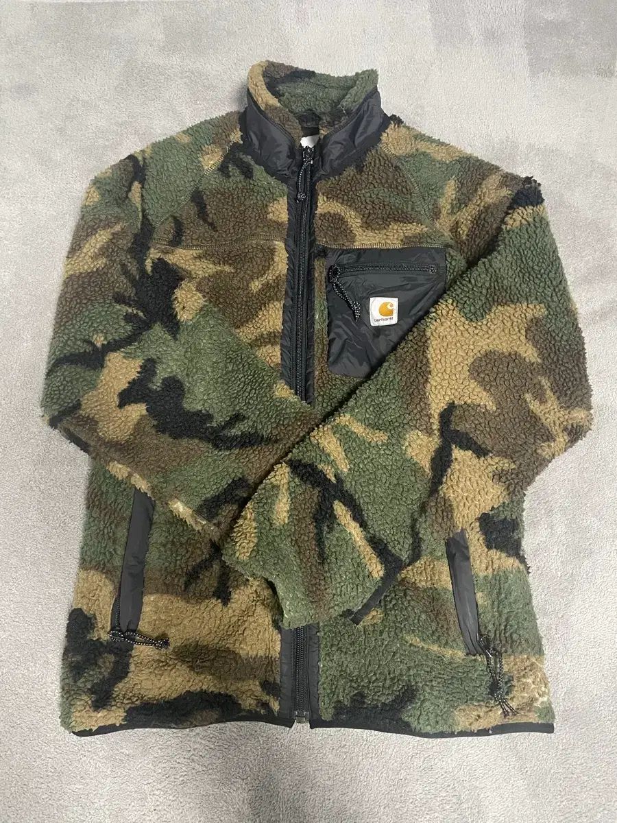 カーハート カモ フリース M ワークスアウト