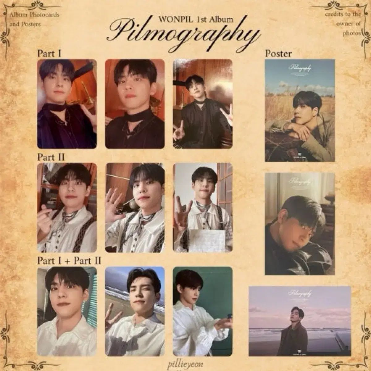 DAY6（デイシックス）ウォンピル（WONPIL） P ilmography 開封アルバム