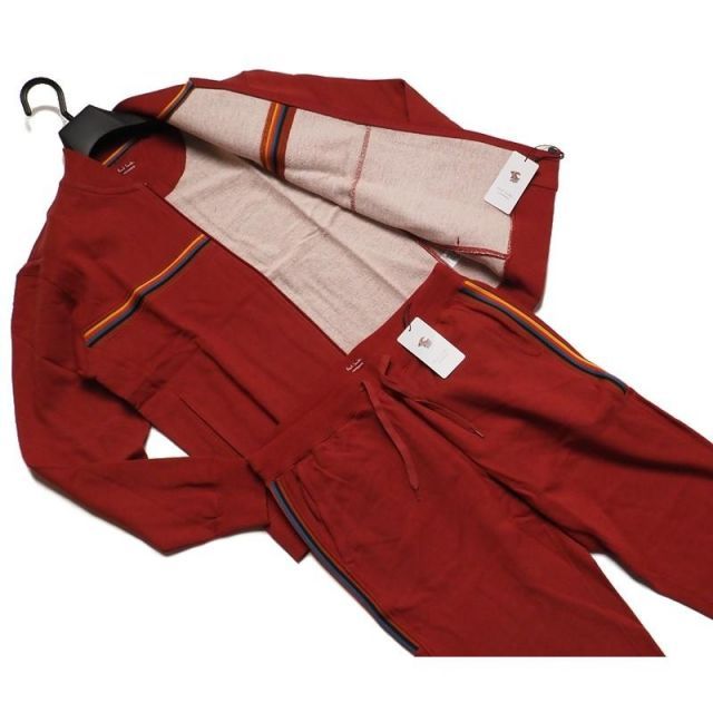 [美品] ポールスミス セットアップ パンツ スーツ ストライプ/グレーレッド 美品] ポールスミス セットアップ パンツ スーツ ストライプ/グレーレッド