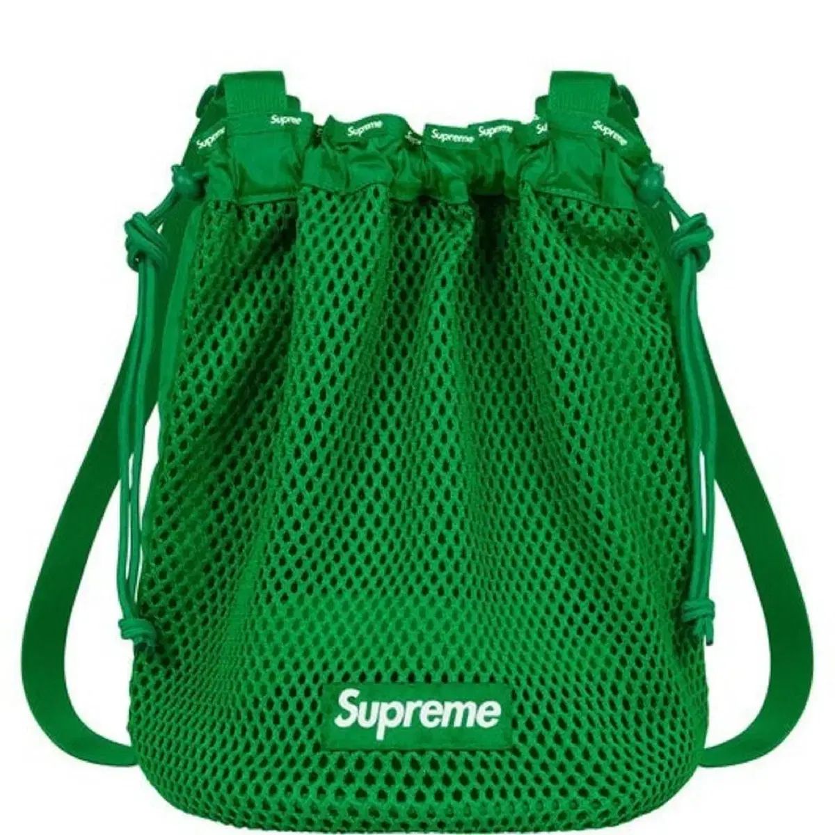 シュプリーム メッシュ スモール バックパック グリーン カラー 23 SS