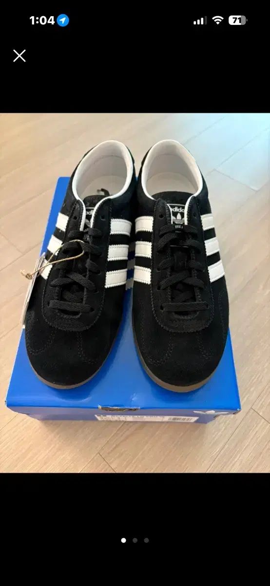 アディダス ガゼル ロー プロ W ブラック 225