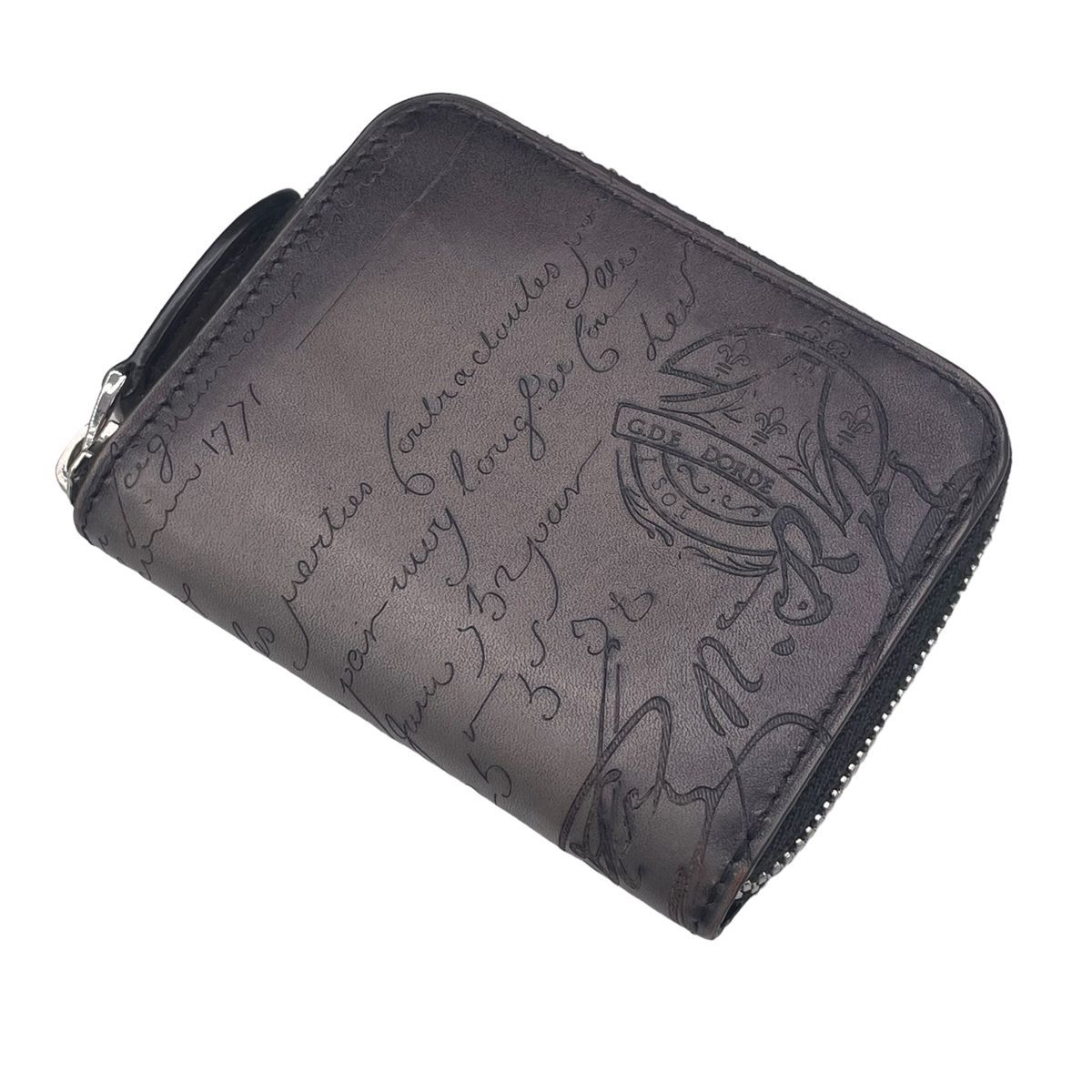 中古】 Berluti ベルルッティ コインケース ワパ スクリットレザー 