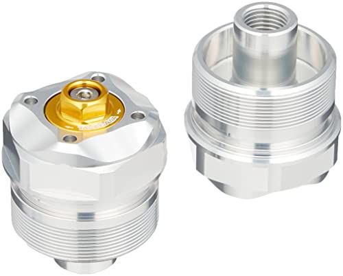 スペシャルパーツ武川 フロントフォークトップボルト シルバー本体 ゴールドキャップ GROM JC 61 130 06 02 0069