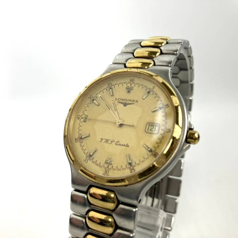 稼働品 新品電池交換済み LONGINES ロンジン 腕時計 コンクエスト L1