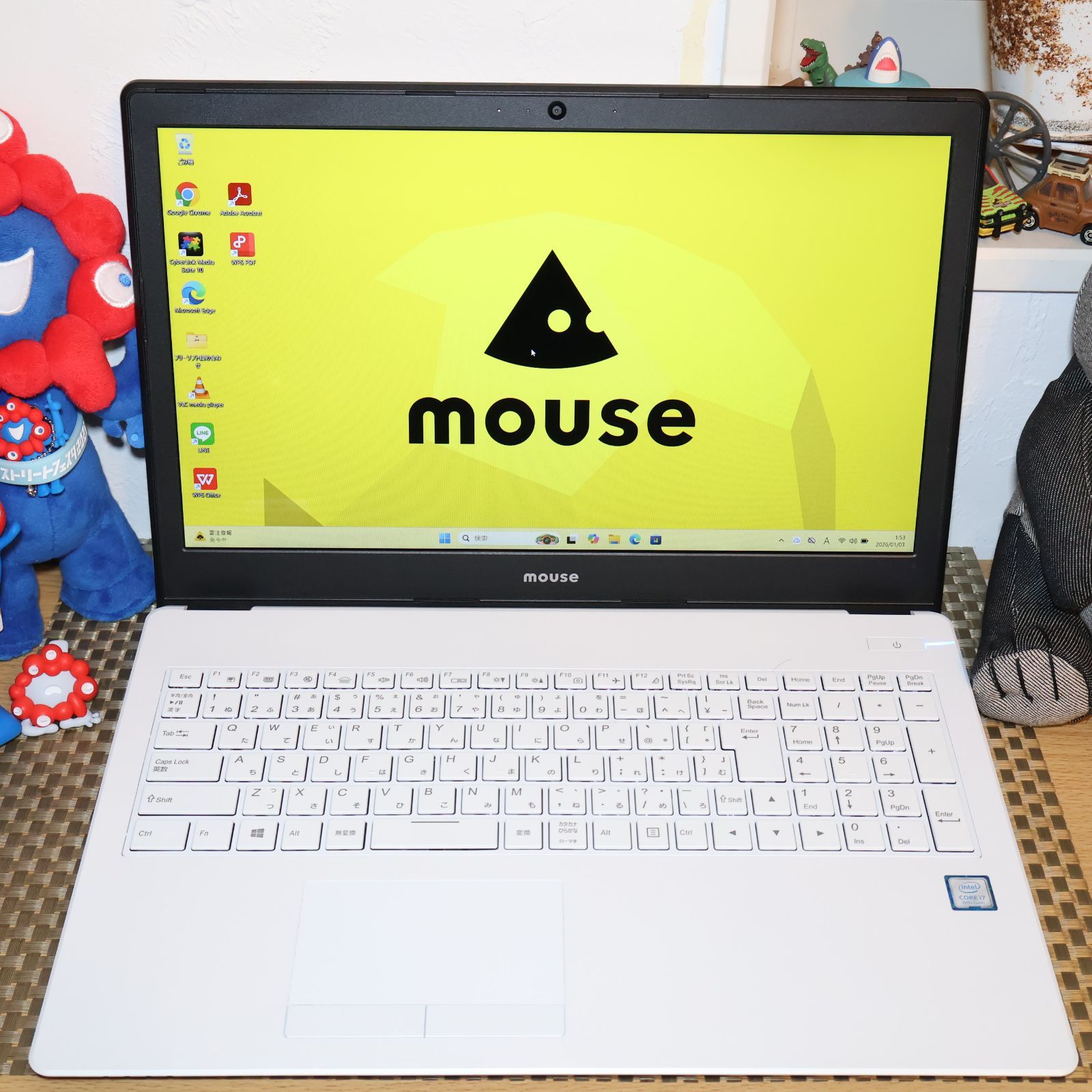 Win11公式対応8世代i7/メ8G/新品SSD480G/無線/カメラ/FHD - メルカリ