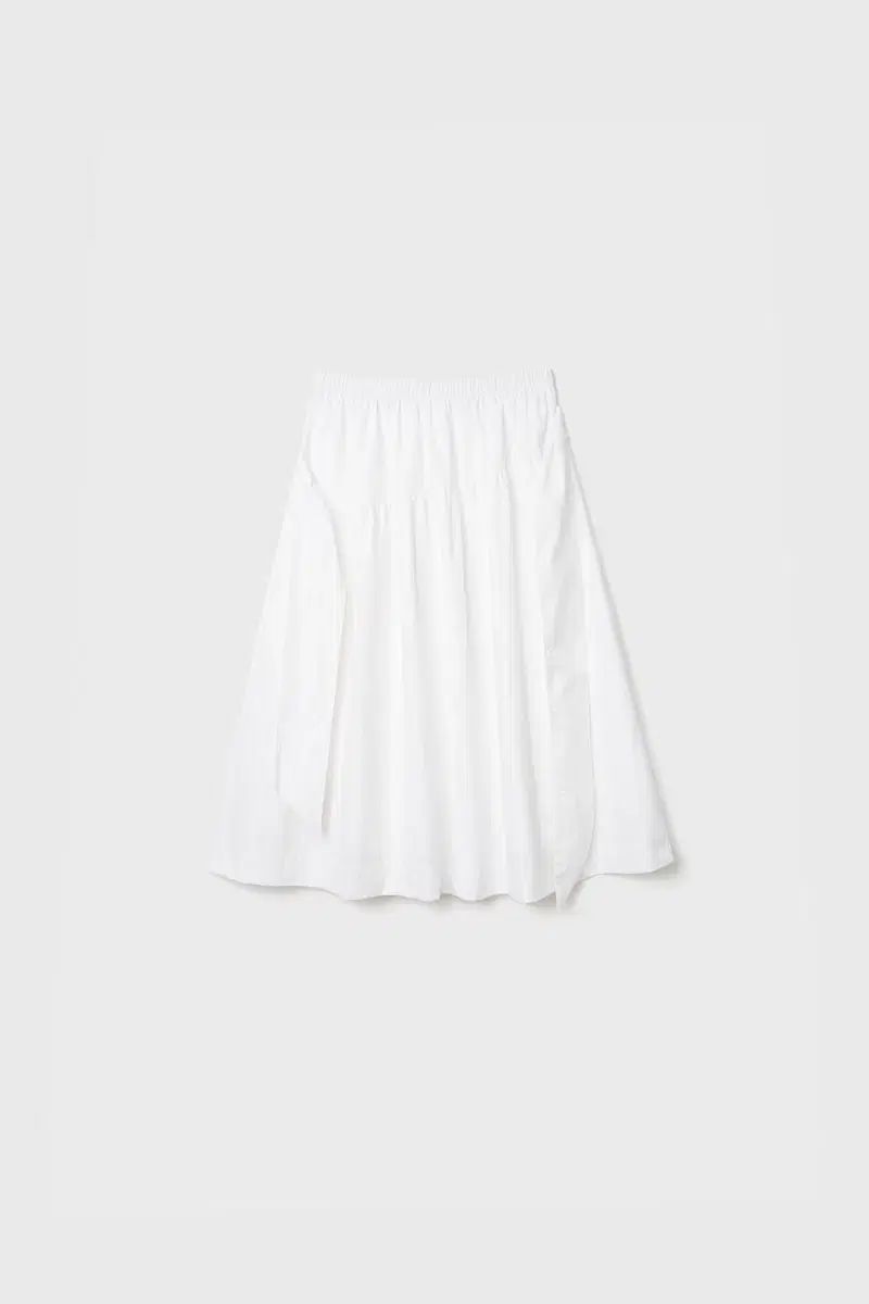 BURMULA MAXI TIED SKIRT WHITE