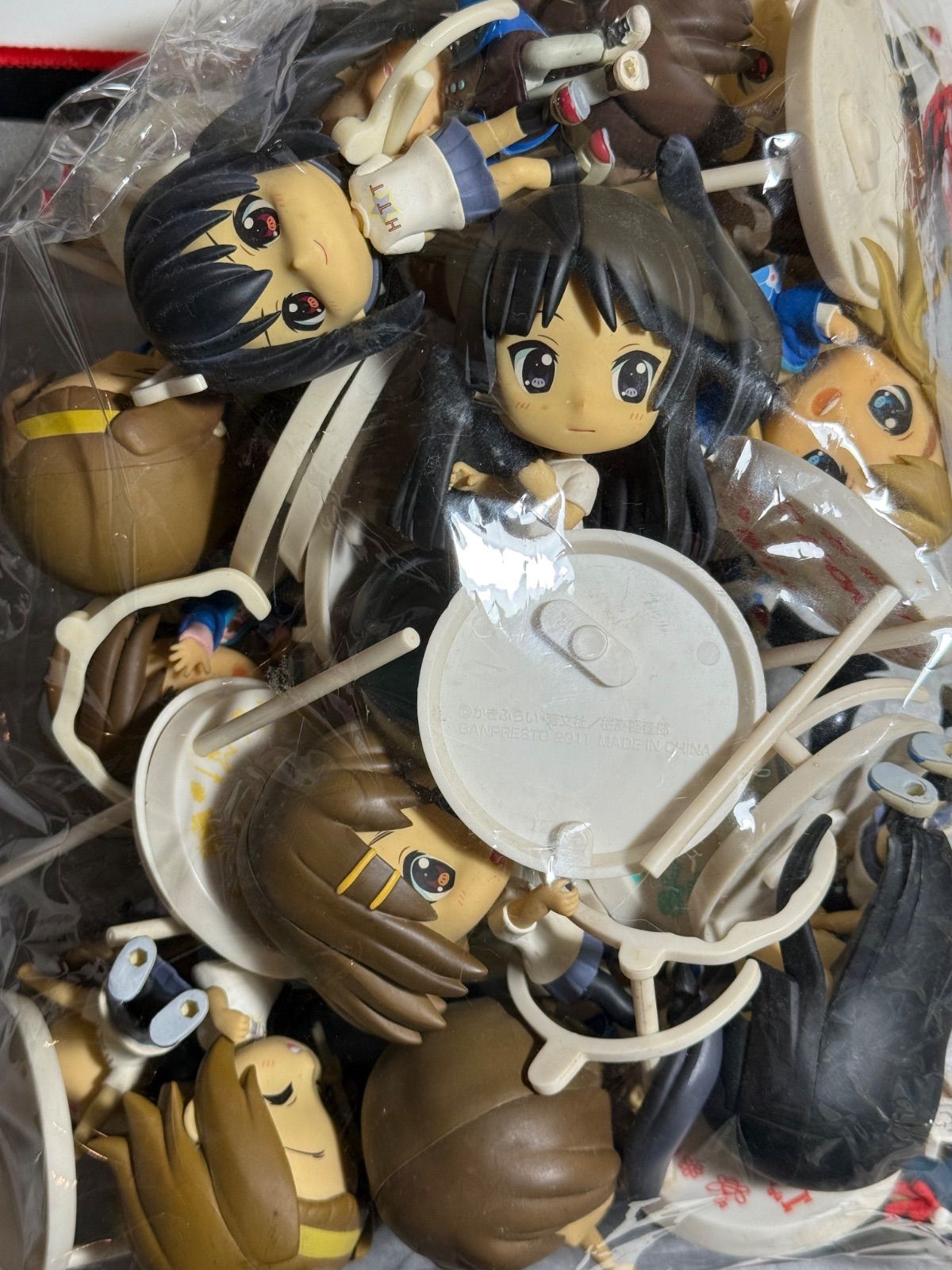 けいおん！ フィギュア まとめ売り ちびきゅんキャラ 一番くじ 平沢唯