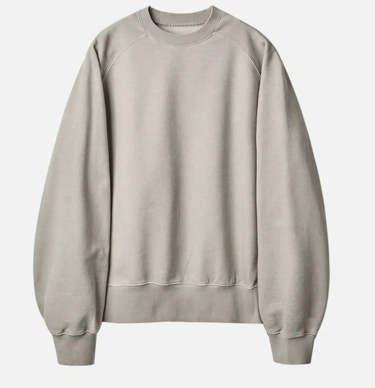 ROUGH SIDE ラグラン スウェット シャツ オートミール