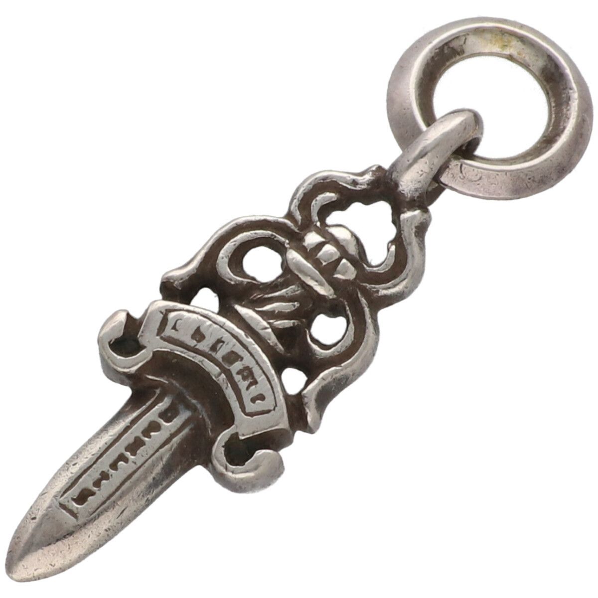 シルバー925 ダガー　チャーム　トップ 中古】 CHROME HEARTS クロムハーツ No5 ダガーチャーム SV925