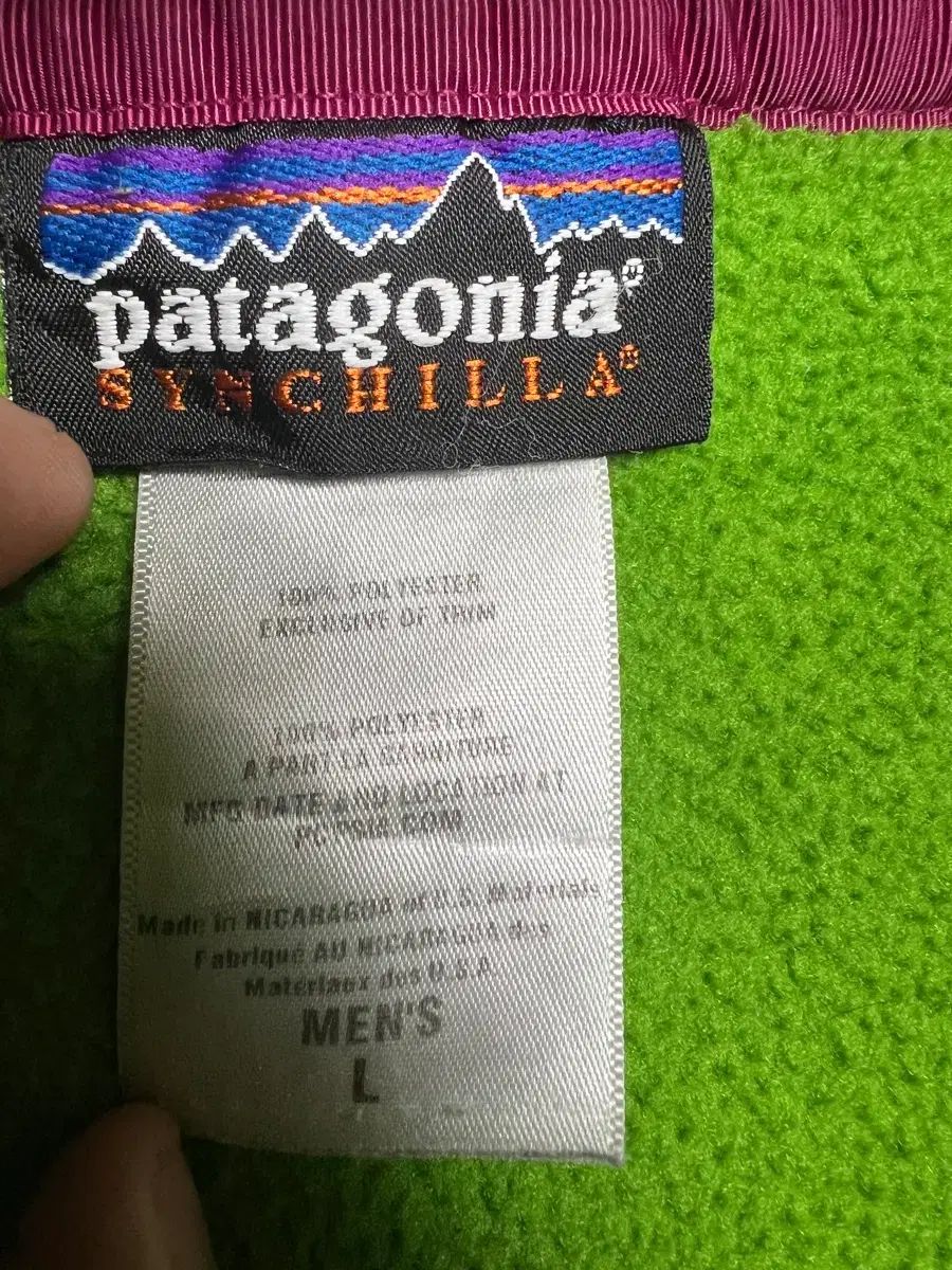 パタゴニア patagonia シンチラ ライムグリーン L ヴィンテージ Tシャツ