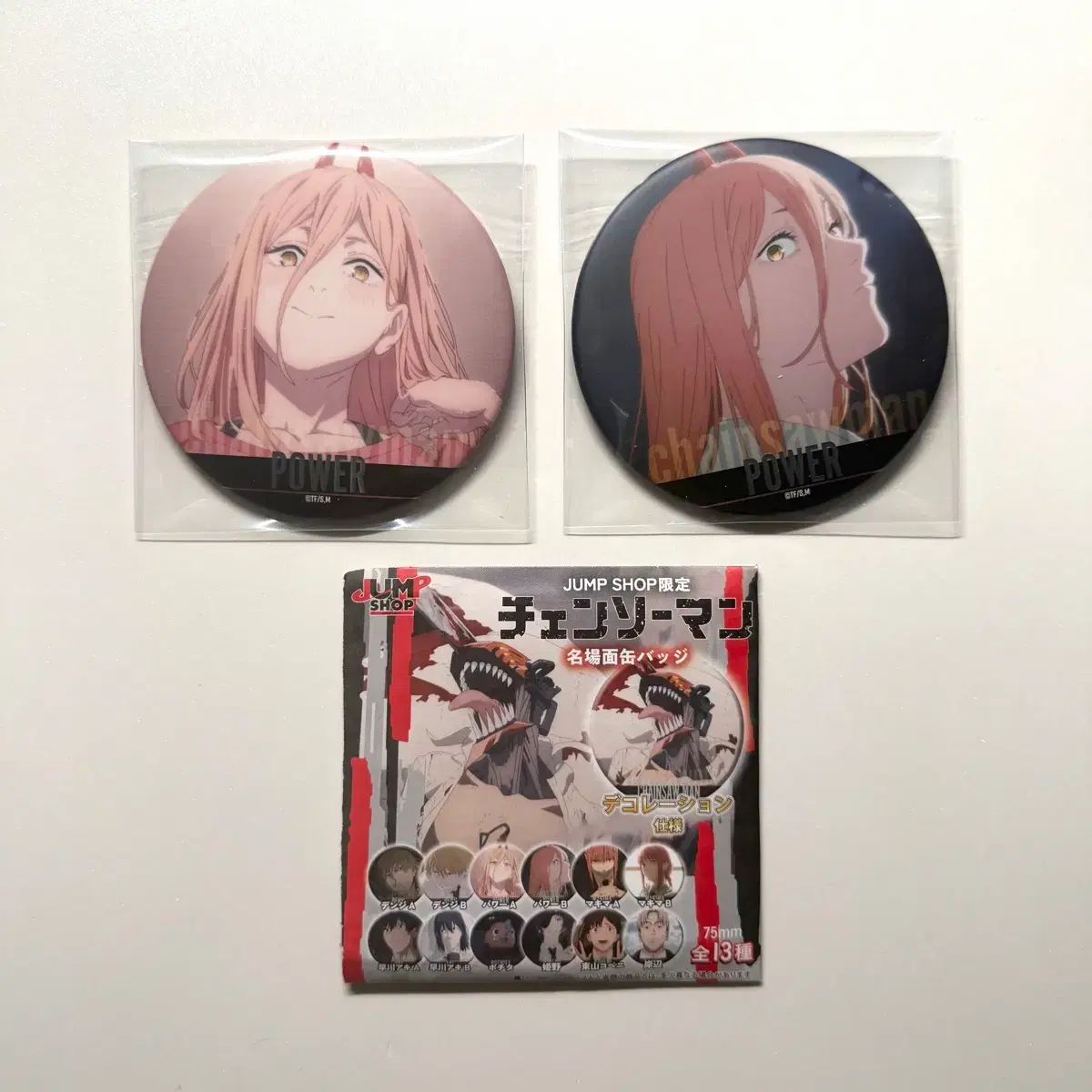 チェンソーマン JUMP SHOP コレクション 名場面 缶バッジ パワー