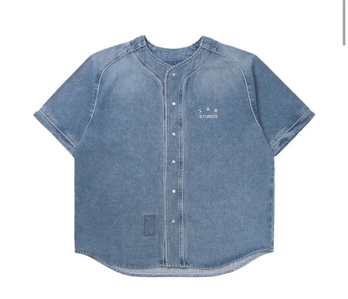 IAB Studio デニム ベースボール ジャージ ブルー S