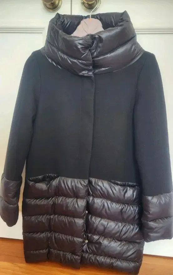 エルノ ブラック ダウン コート