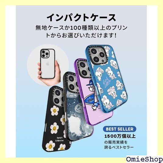 CASETiFY インパクト iPhone 16 ケース スリム 2 5 mの落下試験をクリア MIL規格4倍相当 ワイヤレス充電に対応 Anime Sakura Point クリア ブラック 544