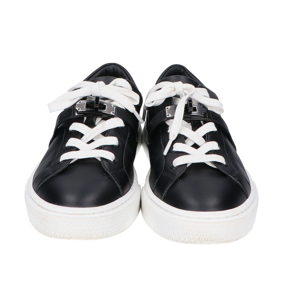 HERMES エルメス 【美品】デイ スニーカー 38 - メルカリ