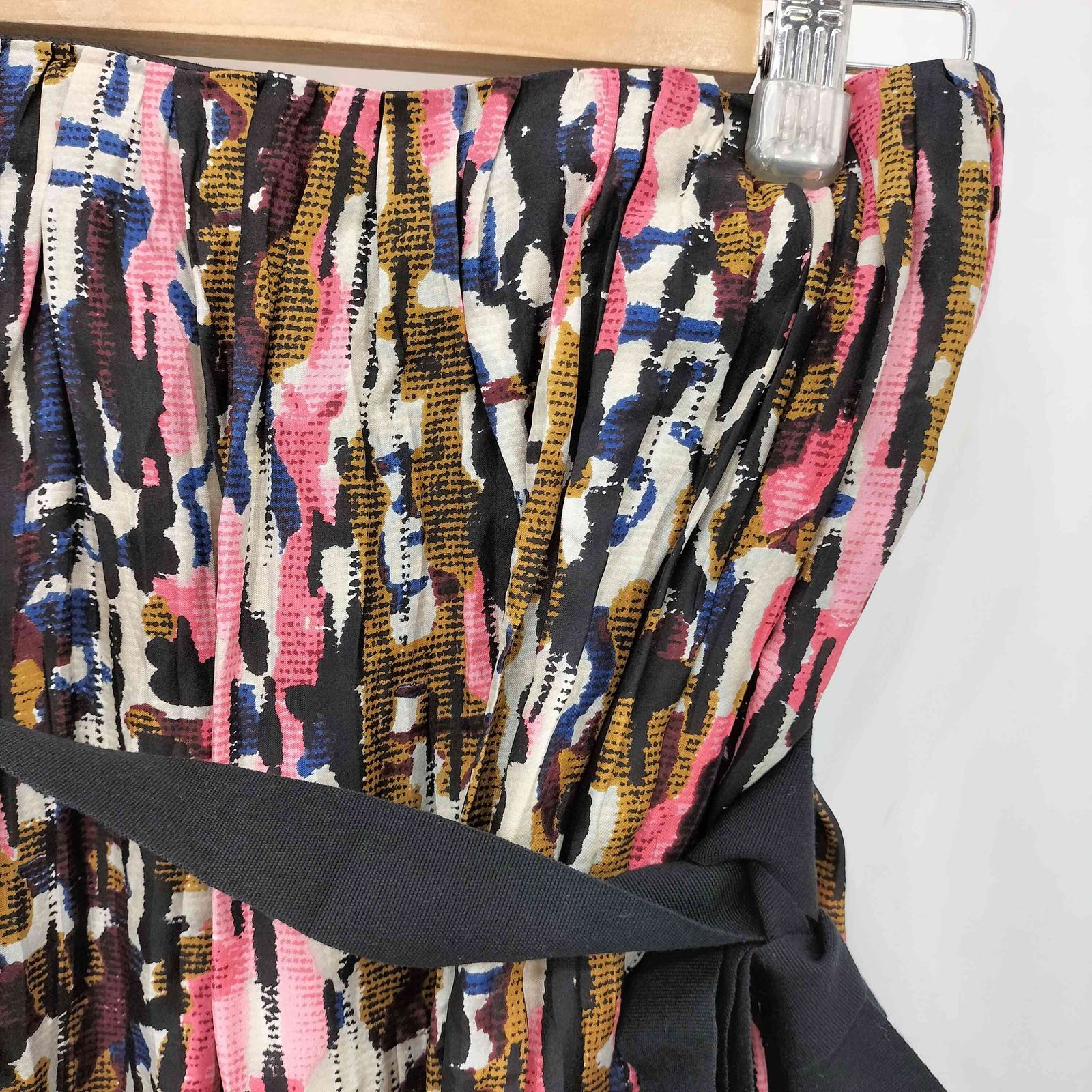 マルニ MARNI 17SS イタリア製 総柄 ベルト付き シルク スカート