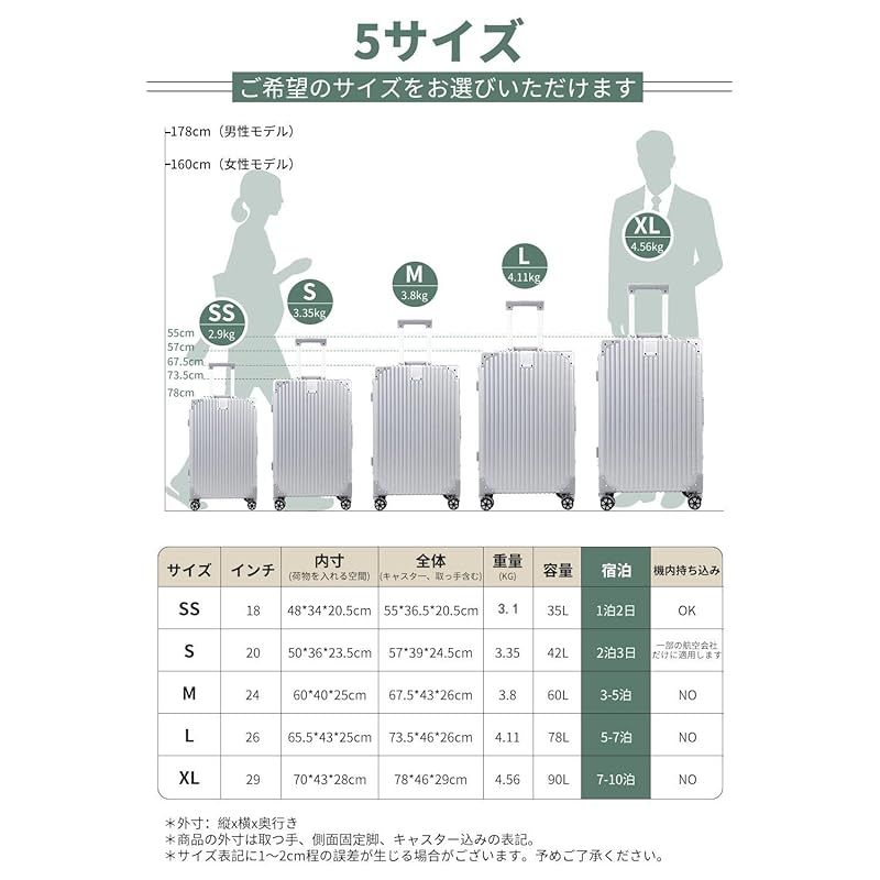 売り切れました。 WanderMore] スーツケース キャリーケース キャリーバッグ 機内