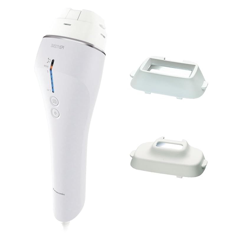 パナソニック 脱毛器 光美容器 ヒゲや男性のムダ毛にも 光エステ スムースエピ ボディ フェイス用 スピード パワー グレー ES NWPKA H co jp 1