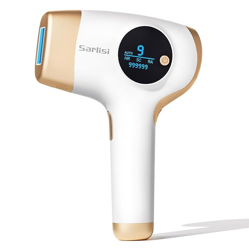 Sarlisi IPL脱毛器 メンズ VIO対応 家庭用 レディース 無痛 髭 光脱毛器 99万発以上 9段階 自動連続照射 光美容器 プレゼントに最適 AA 0010 0
