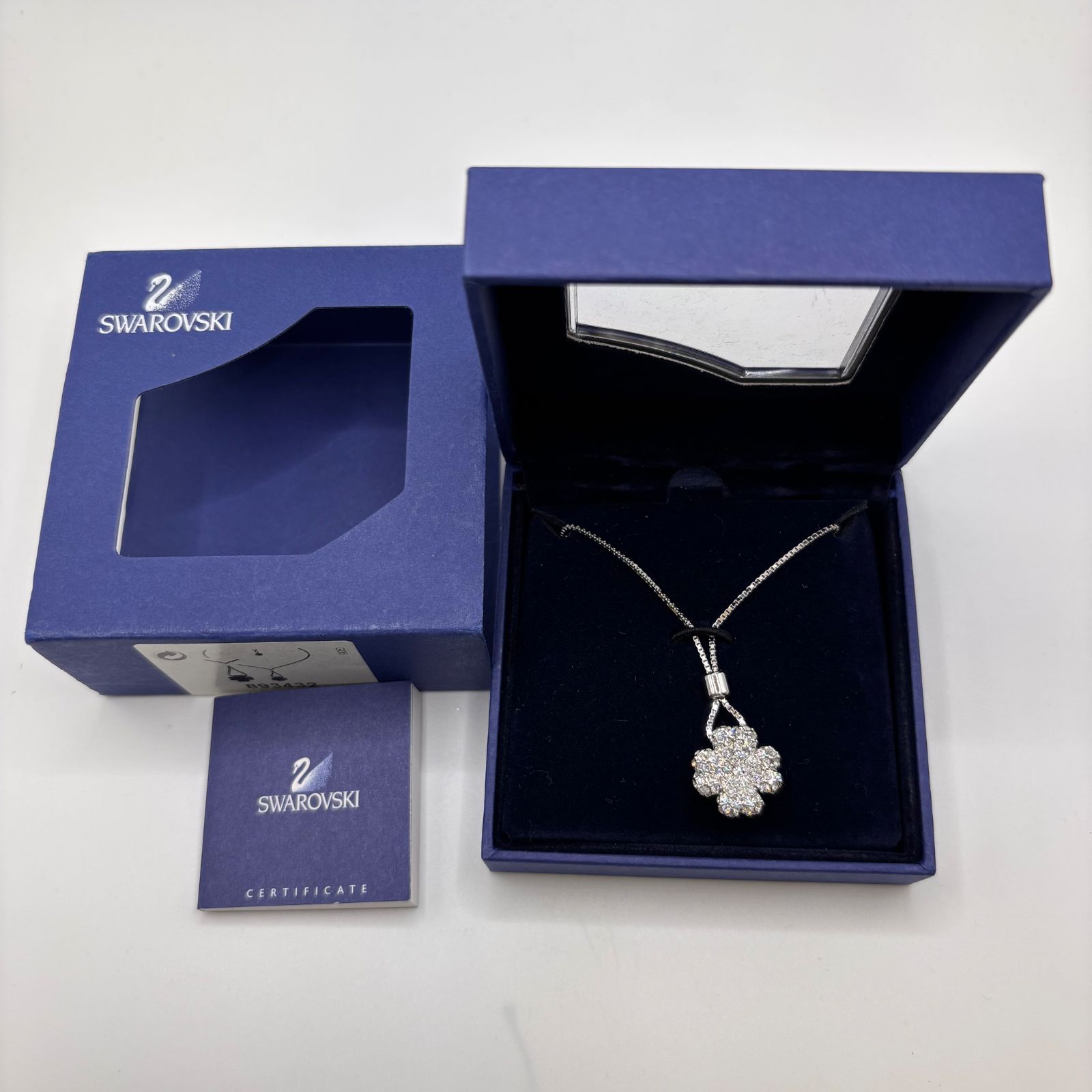 6154 SWAROVSKI スワロフスキー ネックレス アクセサリー クローバー 