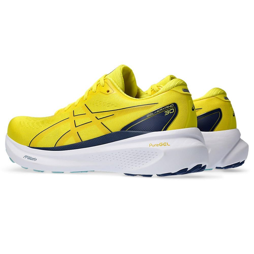 アシックス ランニングシューズ GEL KAYANO 30 メンズ BRIGHT YELLOW BLUE EXPANSE 27 0 cm 2 E